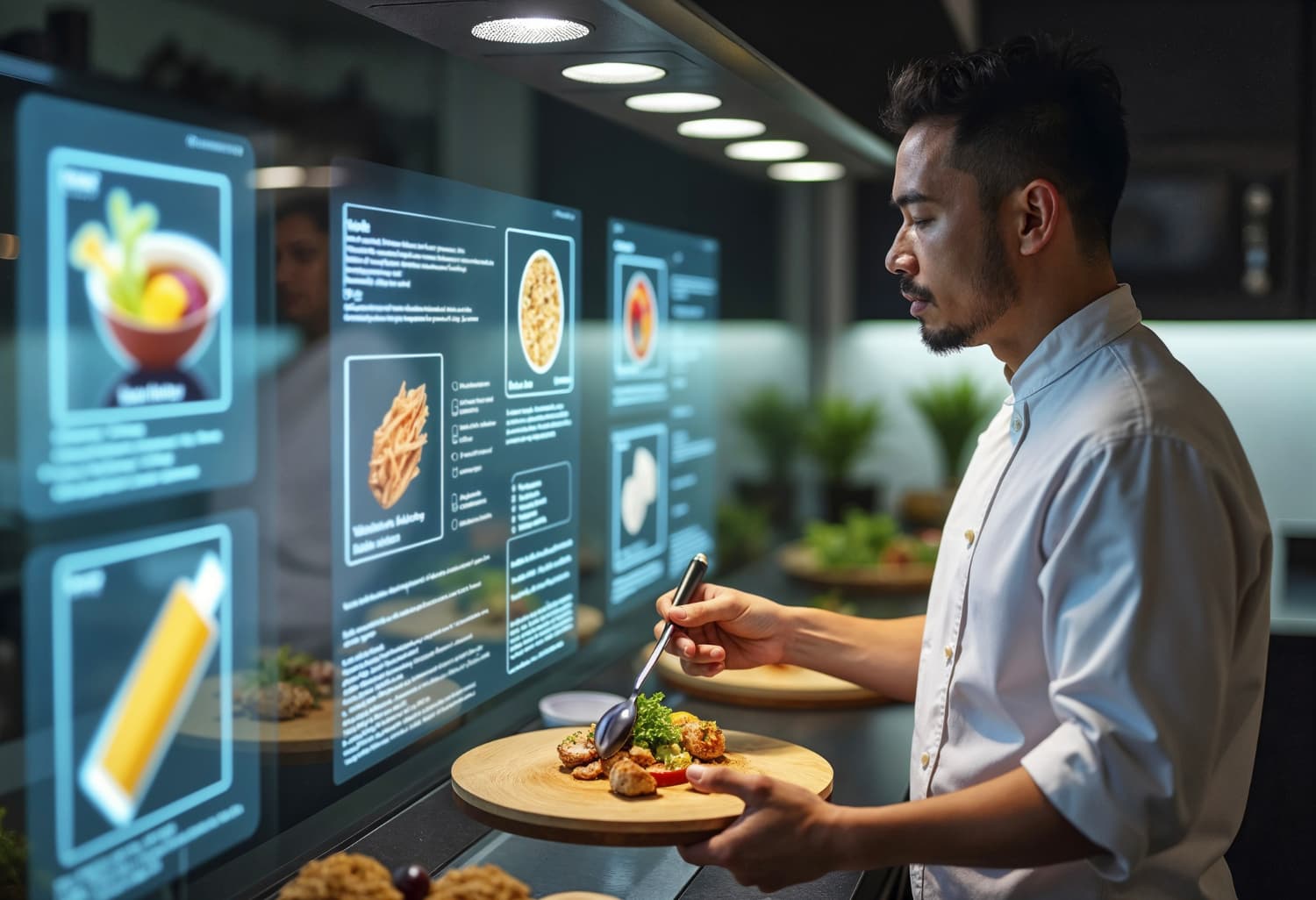 ScanSewa's AI-Powered Analytics Dashboard showing graphs and charts